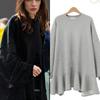 Suéter Japonés de Manga Larga para Mujer de Talla Grande Otoño e Invierno Chaqueta Vestido Top