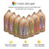Aromatherapy Essential Oil Diffuser Hollow Out Design 7 Color LED Night Light Humidifier With Auto Shut-Off & Quiet for Sleep