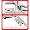 Adjustable Wrench Multi Functional Dual Use/Four Use Large Open End Wrench Household Open Bathroom Pipe Adjustable Wrench