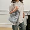 Drawstring nylon backpack women's bundle bag backpack
