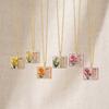 Vintage Style Book Pendant Necklace Antique Porcelain Pendant Necklace  Jewelry Accessory