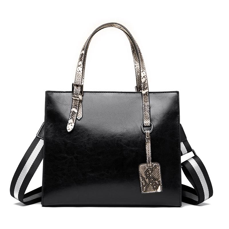 Genuine leather of women cowhide vintage shoulder crossbody bags