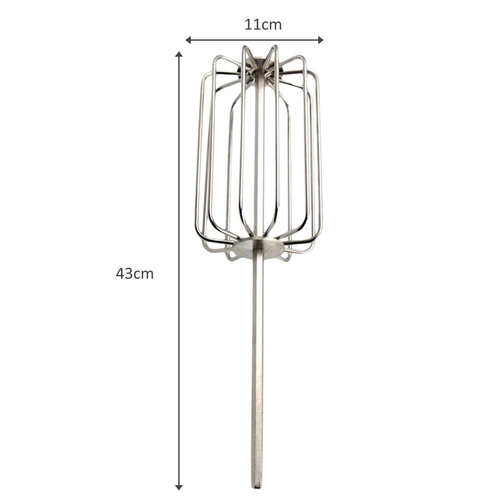 Sturdy Stainless Steel Groundbait Mixer Fishing Bait Groundbait Mixing Tool Carp Whisk Mixing Tackle Accessory