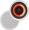 Herdio 300W Bluetooth 6.5-inch Ceiling Speaker, 2-Way/Round Type/1 White