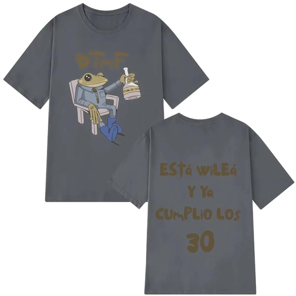 Esta Wilea Personalized Bad Bunny DTMF New Album T Shirt Men Women Fashion Clothing Summer Cotton Casual Tshirts Streetwear Top