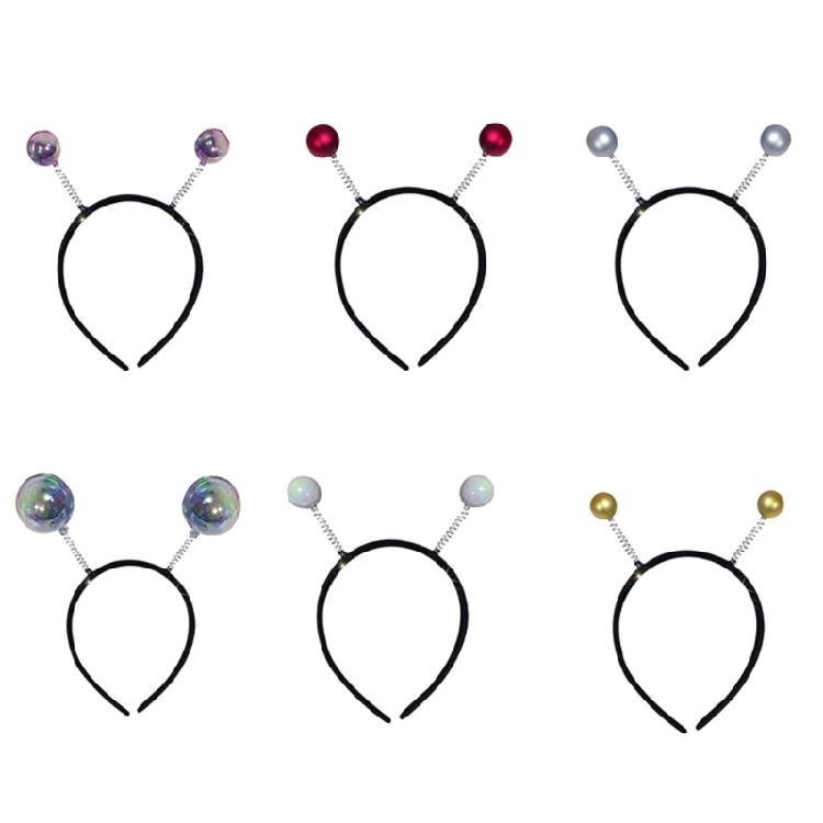 Spring Ball Hairhoop Elastic Hairhoop with Shining Color AntiSlip Design For Women Girls Festival and New Year Event