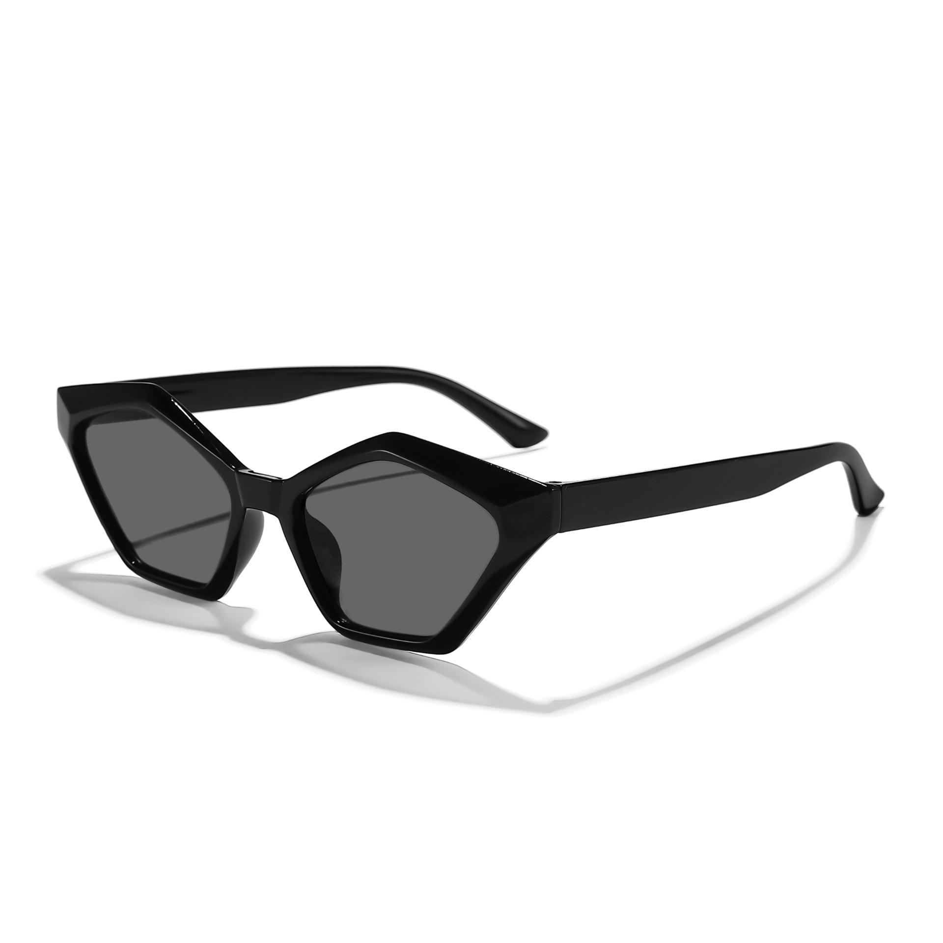 

Retro Sexy Cat Eye Sunglasses Women Men Vintage Trend Brand Shades Revelry Party Sun Glasses Lady Man UV400 Protective Glasses As Picture черный серый