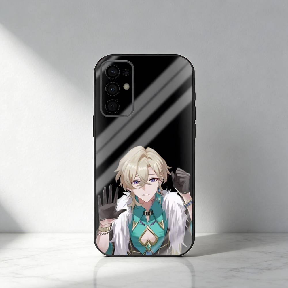 

Чехол для телефона Gambler Boss A-Aventurine S-Star-Rail Для Samsung S25, S24, S21, S22, S23, S20, Ultra, S26, Plus, Fe, Note, 5G Черный Samsung S30plus5G
