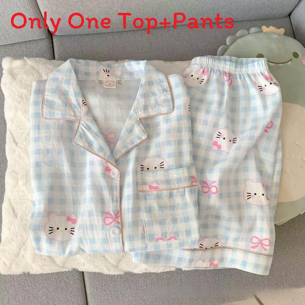 Cloud Cotton Short Pajamas Set With Breathable Fabric For Youth Women Summer Sleepwear