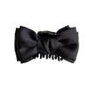 Solid Color Fashion Double-sided Bow Tie Grab Shark Clip Curly Hair Clip Back Head Headdress Hair Accessory Grab Clip Gifts
