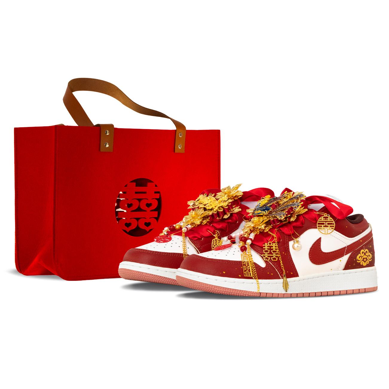 

Jordan Air Jordan 1 Cushioning, Wear Resistant Low top Vintage Basketball Shoes Unisex DC0774-182(Team1302-S-BOX) 36.5