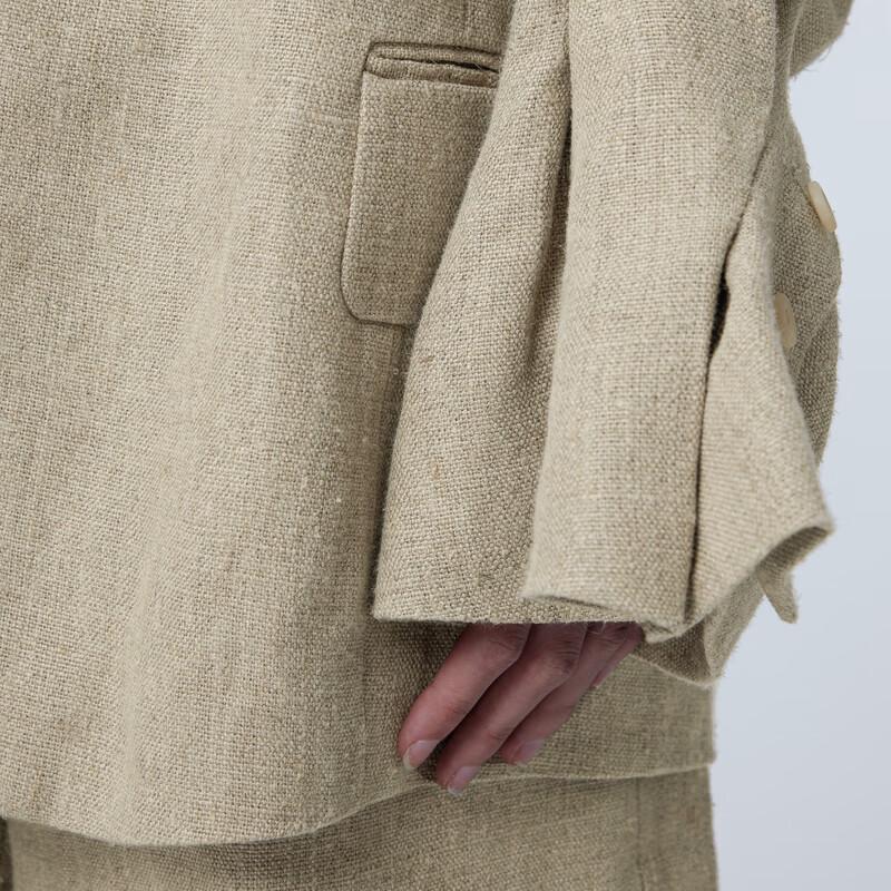 JNBY Women's Relaxed Fit Linen Blend Suit Jacket