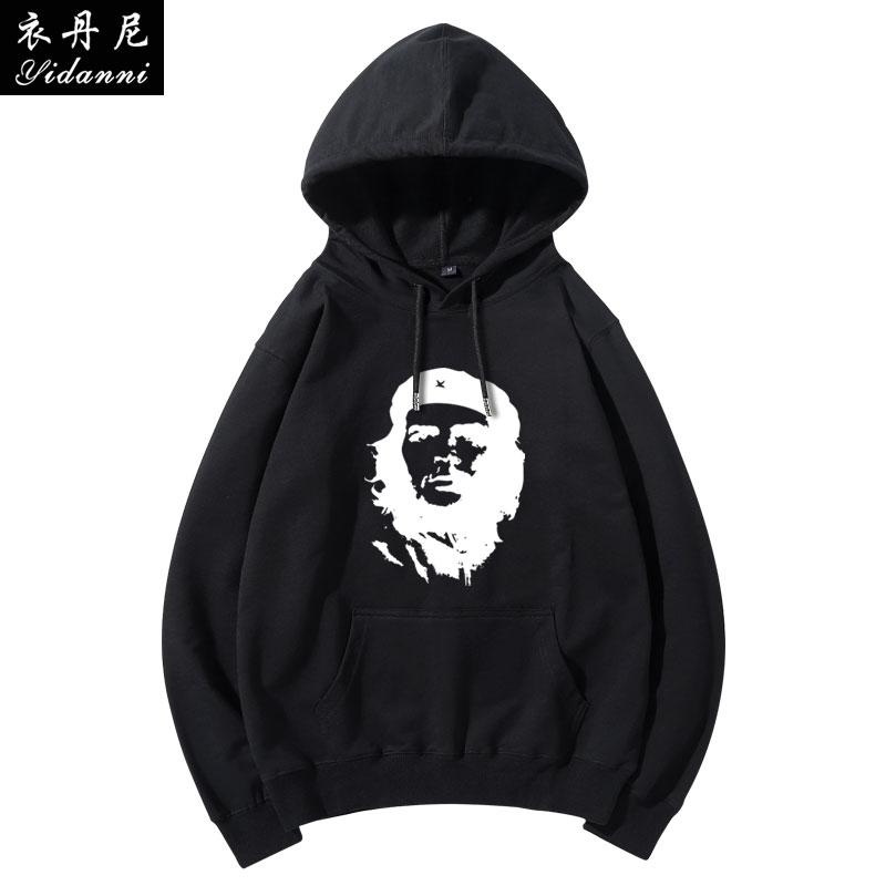 2025 Autumn New Collection - Limited Edition - Cuban Red Revolutionary Hero Che Guevara Print Hooded Sweatshirt