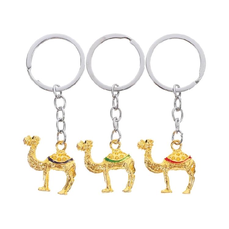 

Pack of 3 Functional Camels Keychains Designed for Key Retention and Aesthetic Enhancement Featuring Sturdy Build for Reliability 1