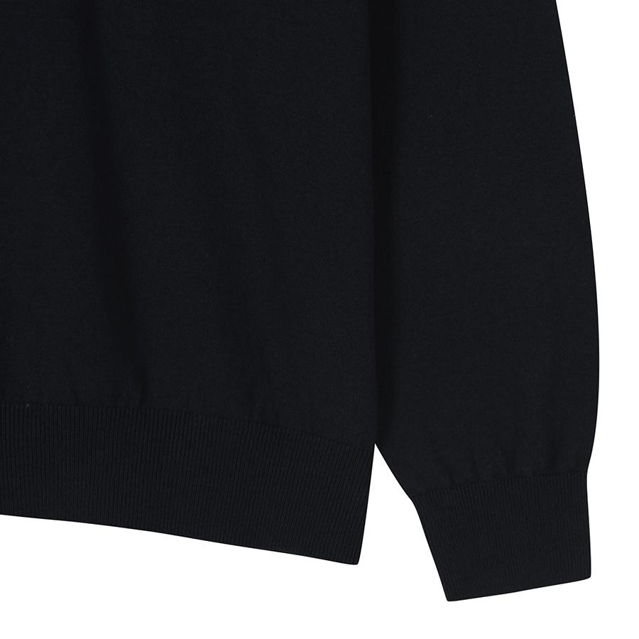 Contrast Collar Terry Pullover (Piuca8005)