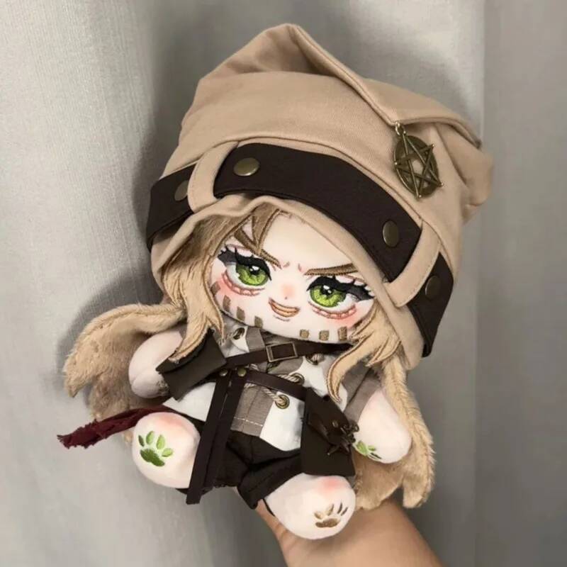 20cm Anime Jojos Gyro Zeppeli Plüschpuppe Spiel Steel Ball Run Stofftier mit Skelett Baumwollpuppe Zimmerdekoration Geburtstagsgeschenk