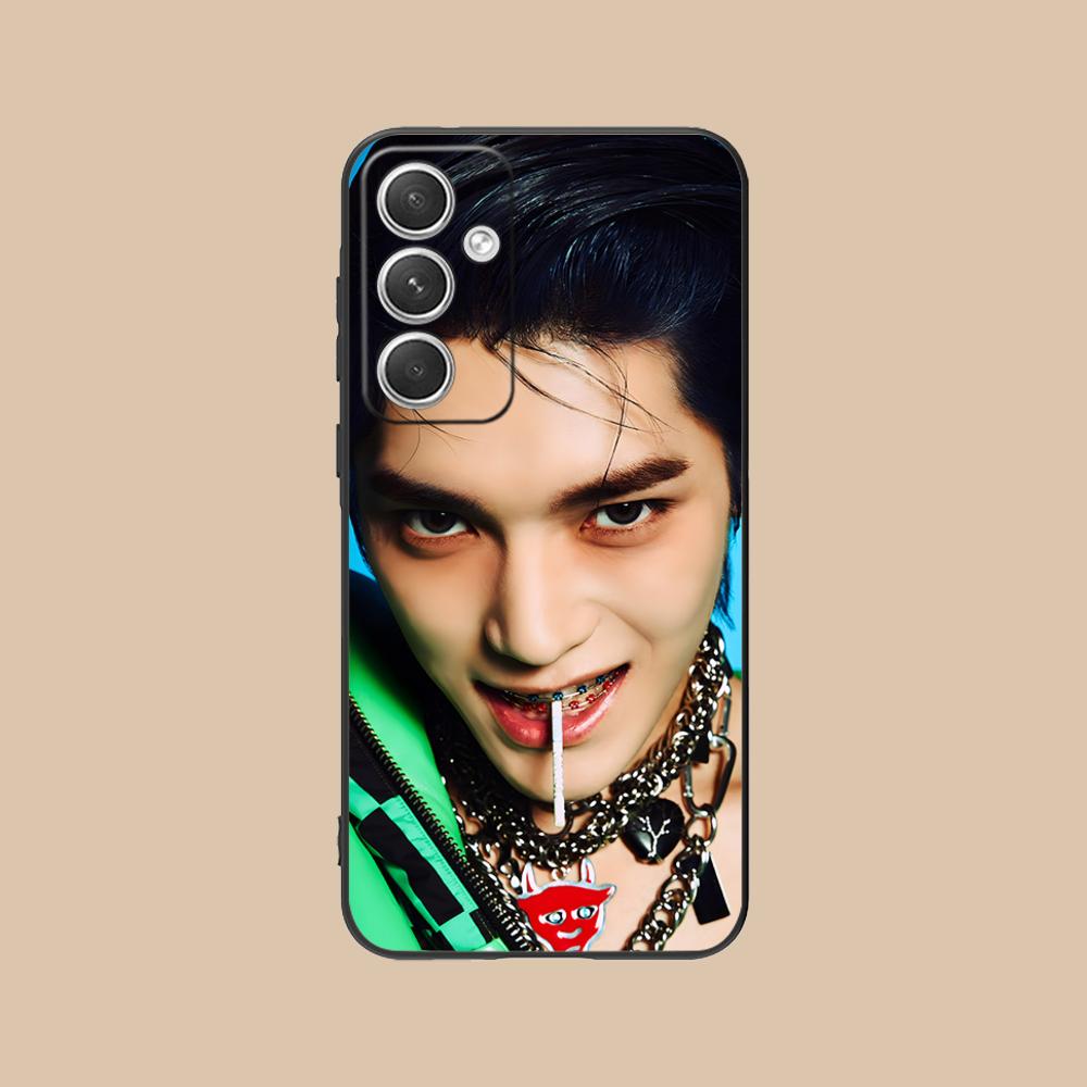 KPOP Taeyong Mobile Phone Case for Samsung Galaxy S25 S24 S23 S22 S21 S20 Note20 Plus FE Ultra Colour Cover Cover Pretty