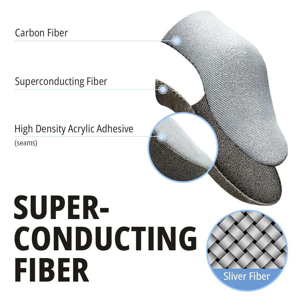 3D  Finger Cots Nano-silver Fiber Finger Sleeves Ins Gloves  Men