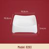 6.6-inch Melamine Square Bone Dish