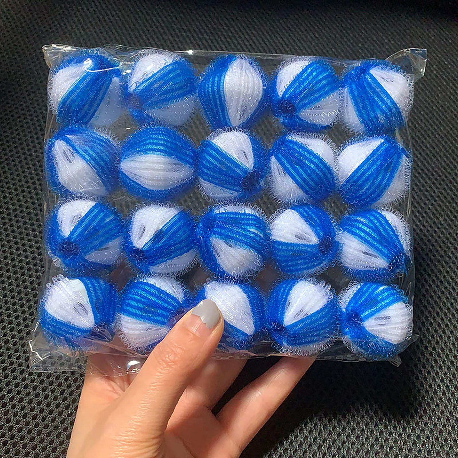 

Nylon Cleaning Ball, -entanglement Washing Ball, Absorbs Hair, Physical Decontamination Laundry Ball One Size синій