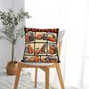 Pillow Case Cute Monkey Punch Square Pillow Cover For Living Room Chair Kawaii Pillowcases