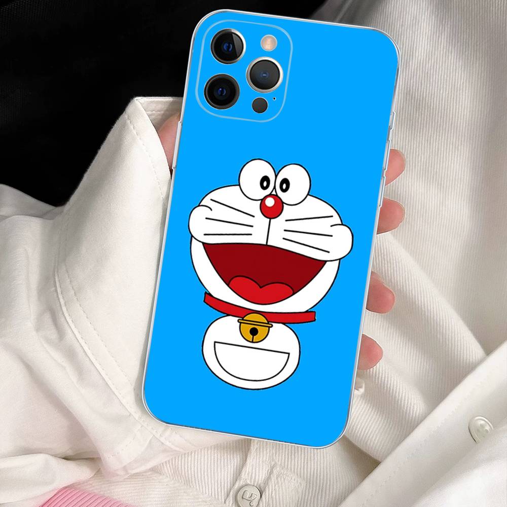 

Cute Cartoon-u-Doraemons-t For IPhone 11 12 13 14 15 16 17 Pro Max Plus 13 Mini Silicone Soft Transparent Back iPhone 11