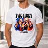 Two Fiddy George Washington Jefferson T-Shirt (1776-2026), 2 Fiddy Founding Fathers Shirt, America 250th Tee, Washington Fourth of July