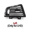 Carbon Fiber LHD RHD Front Rear Chromed AC Vent Grille Cover Panel For BMW 5 Series F10 F11 520 525 528 530 535