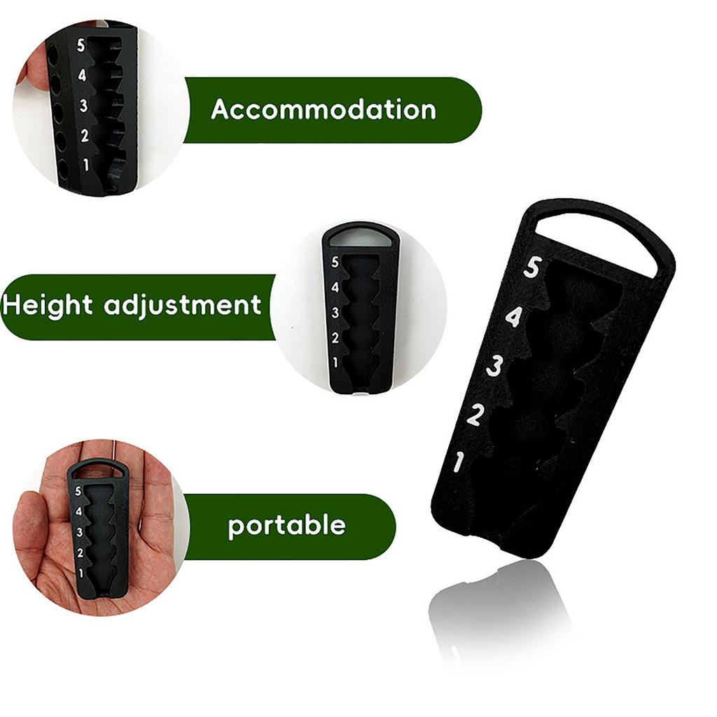 Golf Abschlaghöhe Einsteller Ball Tee Justierer Tee Positionierungshilfe Werkzeug