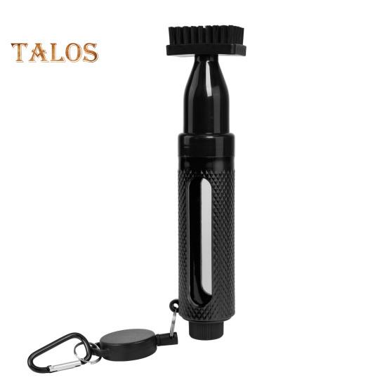 

Щетка-спрей для гольф-клубов, инструмент для влажной чистки гольф-клубов с фиксатором, бутылка для воды, очиститель для гольфа для любителей гольфа чёрный