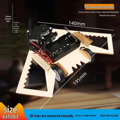 DIY Intelligenter Hindernisvermeidungs-Roboterwagen-Bausatz für Studenten