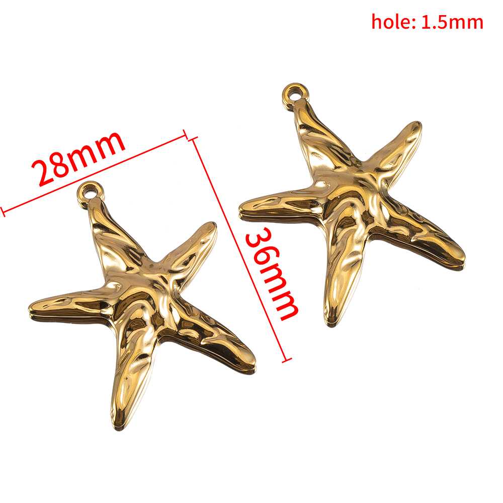 5pcs Stainless Steel Large Sun Star Moon Charms for DIY Women Necklace Bracelet Earrings Pendant Jewelry Craft Making Supplies