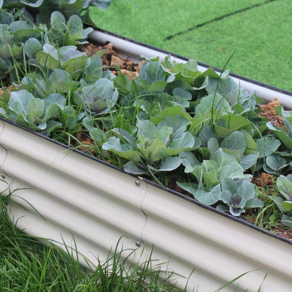 Modular Metal Garden Bed Planter for Vegetables and Flowers