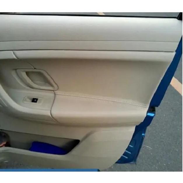 Microfiber Leather Front / Rear Door Panels Armrest Cover  For  Skoda Fabia 2008 2009 2010 2011 2012 2013 2014 car interior