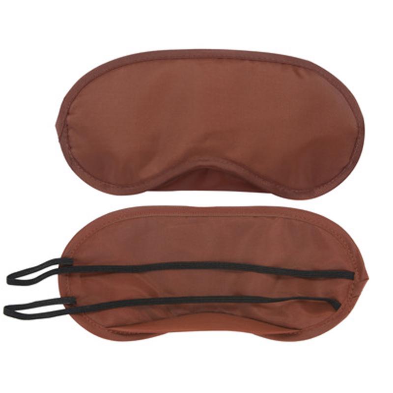 Benda per occhi da donna semplice e alla moda, maschera per gli occhi per il sonno in pura seta, copertura ombreggiante imbottita, aiuto per il relax da viaggio