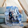 Custom Name Valorant Theme Printed Blanket - Perfect for Couch, Bed, Travel & Outdoor Use | Machine Washable, Cozy & Durable.
