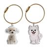 Pet Hair Collector Keepsakes Keychain Box For Dog Cats And Small Animals Furs Storage Container With Easy To Open Design