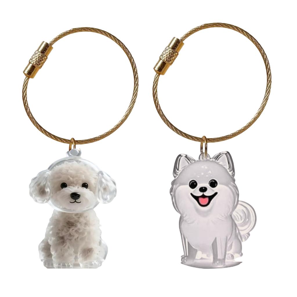 Pet Hair Collector Keepsakes Keychain Box For Dog Cats And Small Animals Furs Storage Container With Easy To Open Design