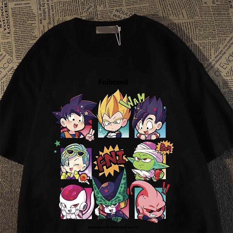 Dragon Ball Z Son Goku Anime Graphic T-Shirt for Men Women, Japanese Style Vintage Streetwear