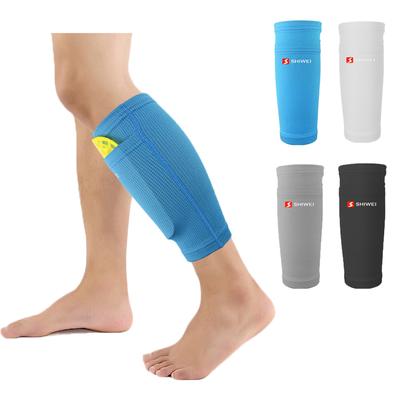 Holenní chrániče Fotbalové Kanillery Podpora Ponožka Nylonové rukávy Chránič holeně s kapesní fotbalovou výbavou
