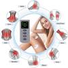 TENS EMS Massage Gloves 4 Mode 9 Level Hand Muscle Relaxation Device Beauty Spa Wellness Tool USB Rechargeable Silver Fiber