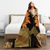 Super Soft The Summer Hikaru Died Manga Throw Blanket Premium Flannel Fleece Lightweight  Bed Blanket Fuzzy Plush Bedspread