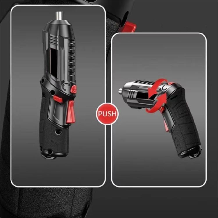 Ergonomic Electric Screwdriver with Adjustable Handle, Perfect for Tight Spaces and Extended Use