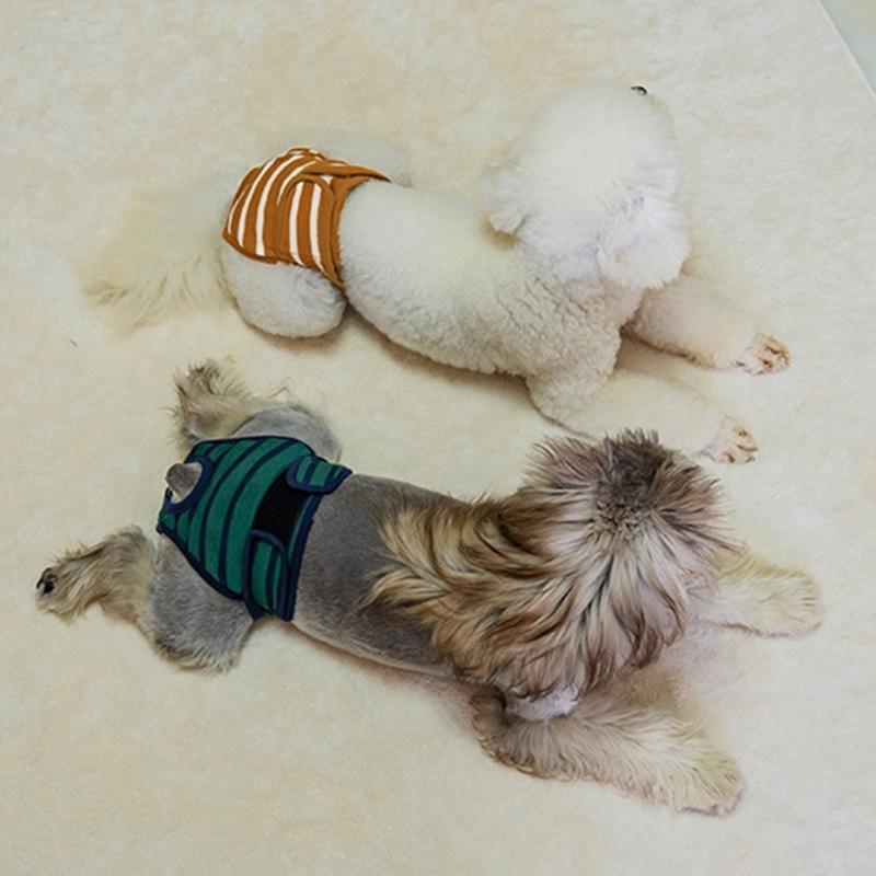 Soft Period Pants Pantie Soft Nappies Suspender for Girls Dog Reusable Doggies Period Diaper Incontinence