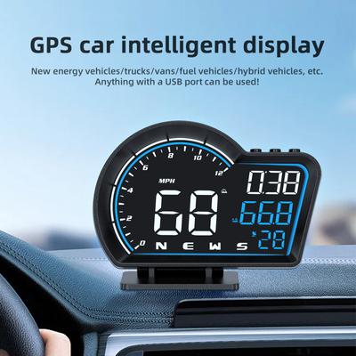 GPS HUD Head Up Display G16 Smart Digital Car System Speed Meter MPH KM/H Auto Speedometer for All Car Electronics Accessories