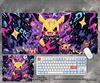 Cyberpunk Pikachu Pokemon Gaming Mouse Pad Custom Size NonSlip Desk Mat UltraClear Print Keyboard Pad for Gamers