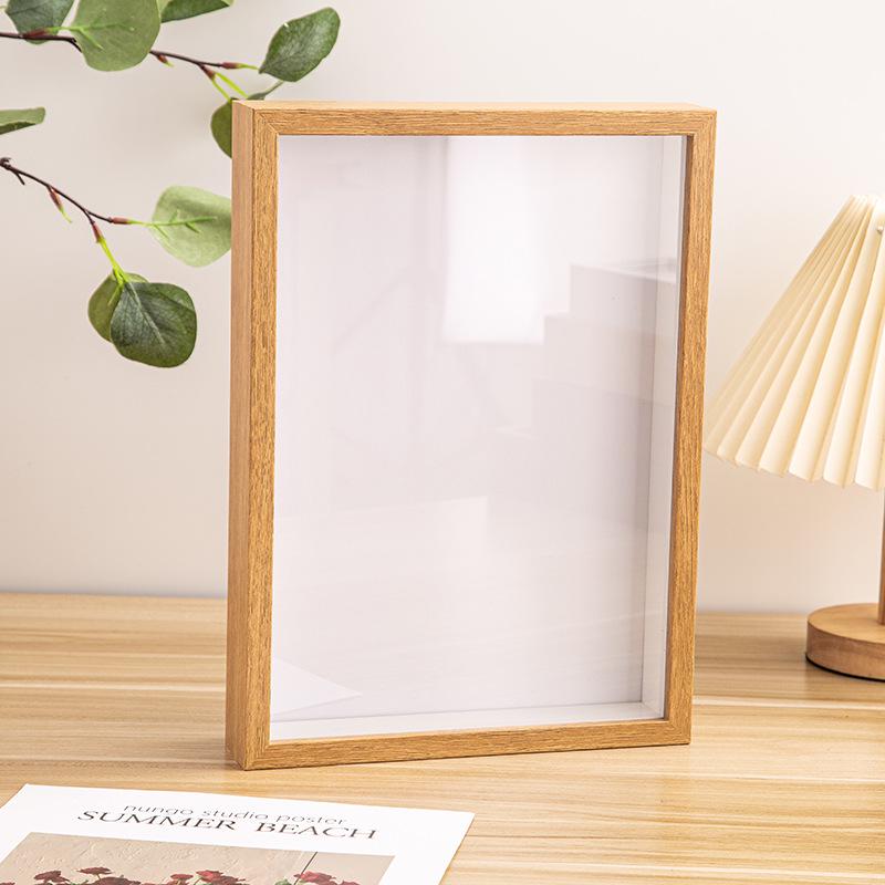 Suport foto acrilic DIY cu flori uscate - Disponibil în dimensiuni de 5 cm, 8 inci, 10 inci, A4 pentru expunere pe masă.