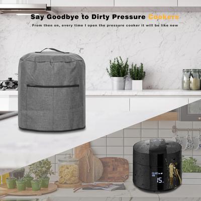 Bolsa para polvo de olla a presión, accesorios de cocina de gran capacidad, bolsa de almacenamiento reutilizable para olla a presión para freidora de aire, bolsa de almacenamiento premium