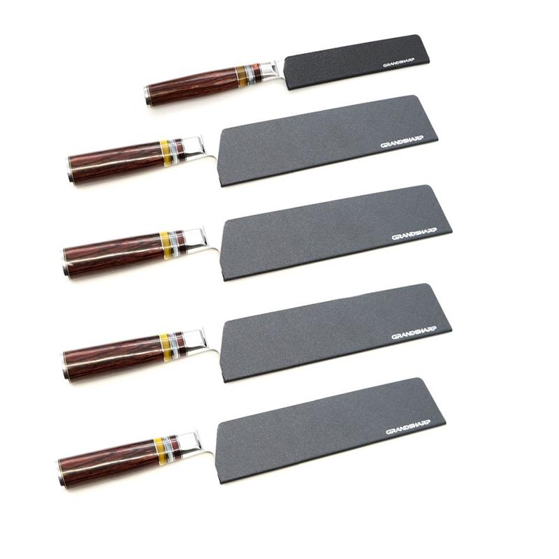 Set di 5 coltelli giapponesi vg10 Damasco Coltelli da cucina Chef Nakiri Santoku Coltello multiuso per affettare