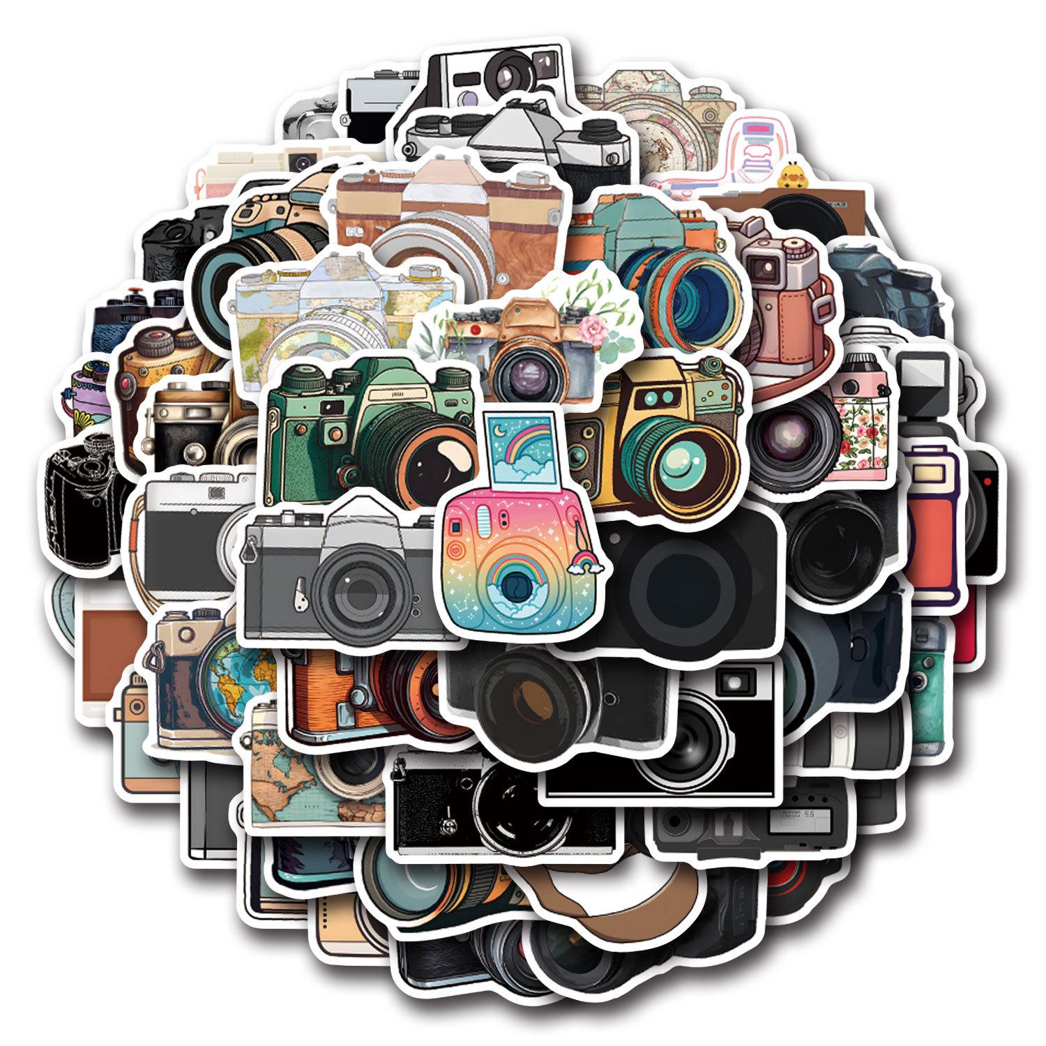 

55 Новых Граффити Наклеек Камеры Декоративные Наклейки для Скейтборда Мобильного телефона Водонепроницаемые